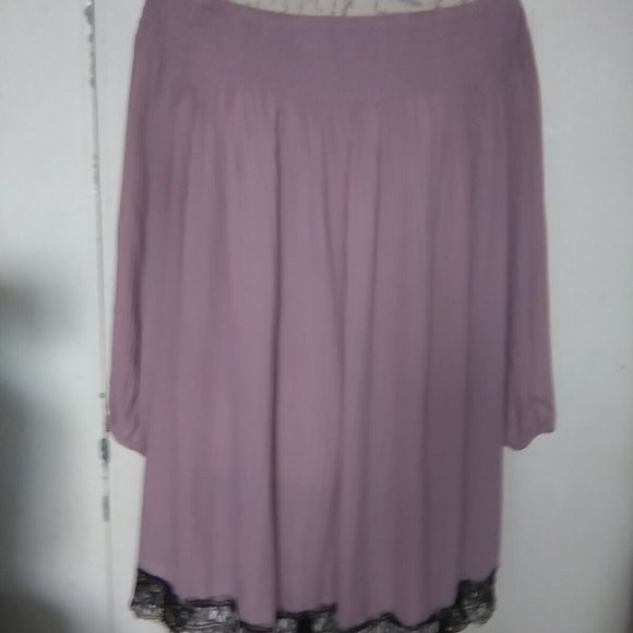 SIZE 3X BOUTIQUE GORGEOUS POLYESTER THE SHOULDER BLOUSE TOP - Picture 2 of 2